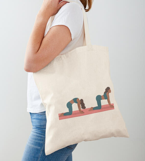 cat cow tote